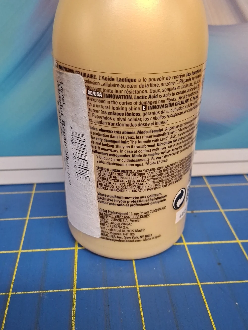L'Oréal Professionnel Absolut Repair Cellular Shampoo 250ml Bottle